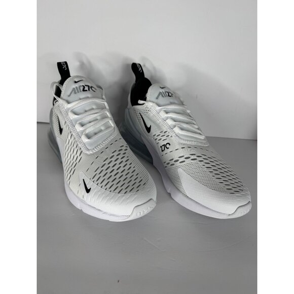 Nike Air Max 270 Sneaker Shoe White Black Men's Size EU 42 US 8.5 NIB - Picture 3 of 7